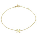 Armband letter 16.5 - 17.5 - 18.5 cm