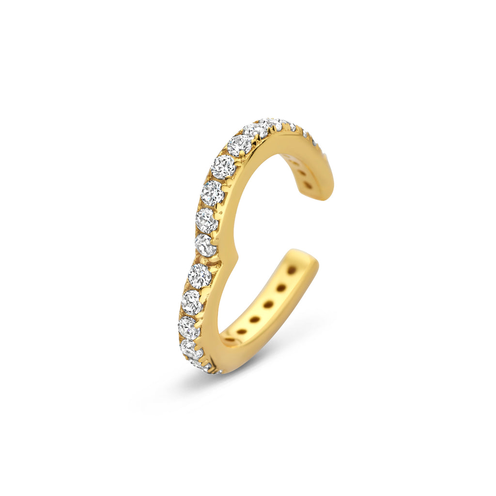 ear cuff hartje zirkonia 13.5 mm