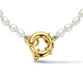 Collier parel 41 cm met groot springslot