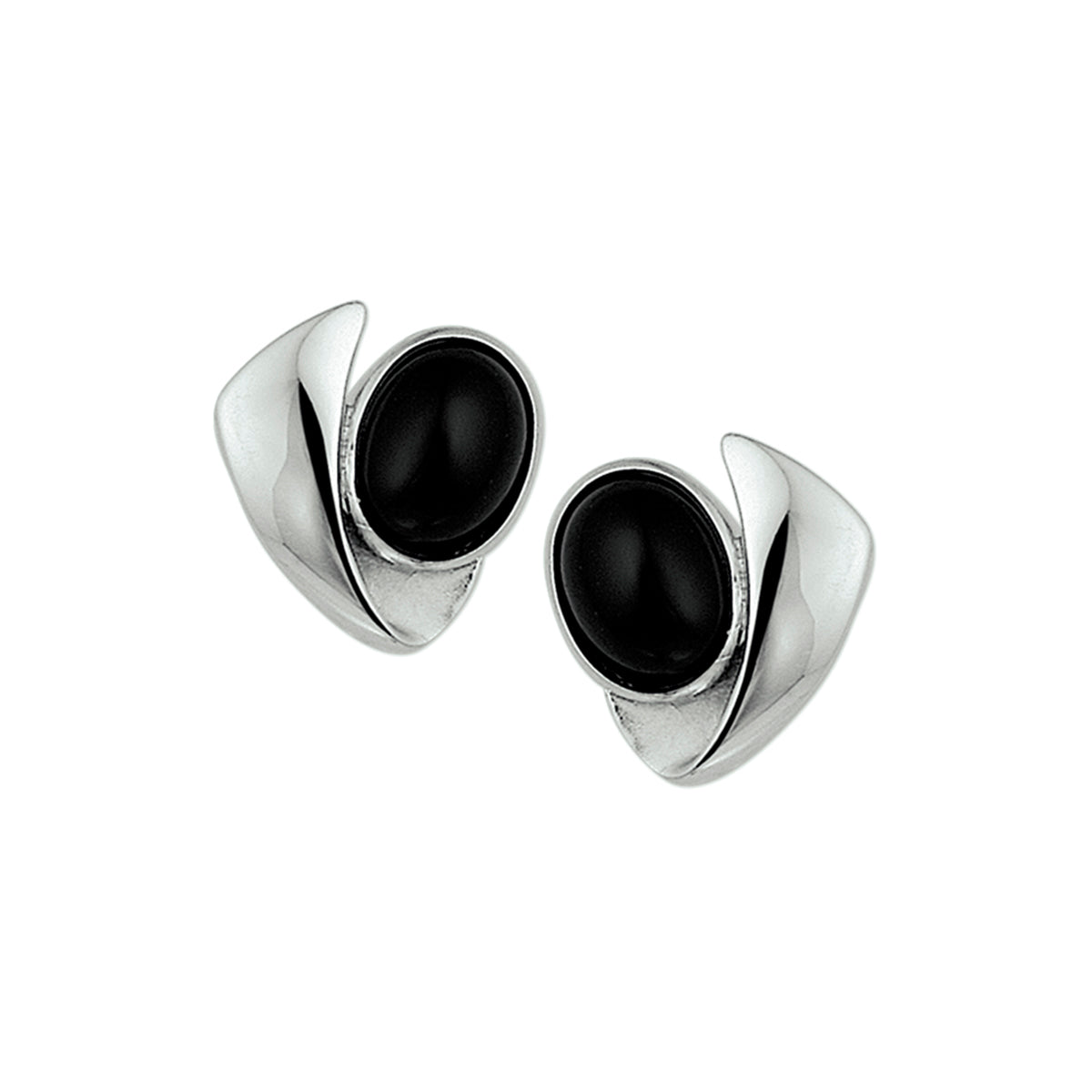 Oorknoppen onyx