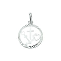 Hanger geloof. hoop en liefde gediamanteerd