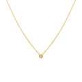 Collier - goud diamant 0.03cr