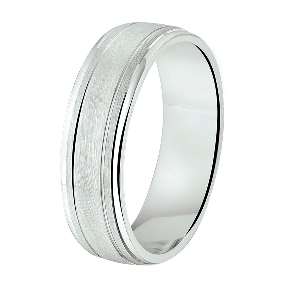 Ring a108 - 6 mm - zonder cz