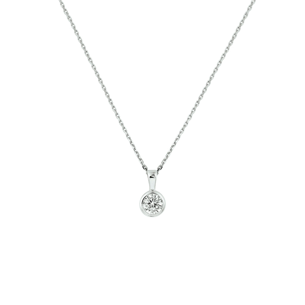 Collier zirkonia 41 + 4 cm