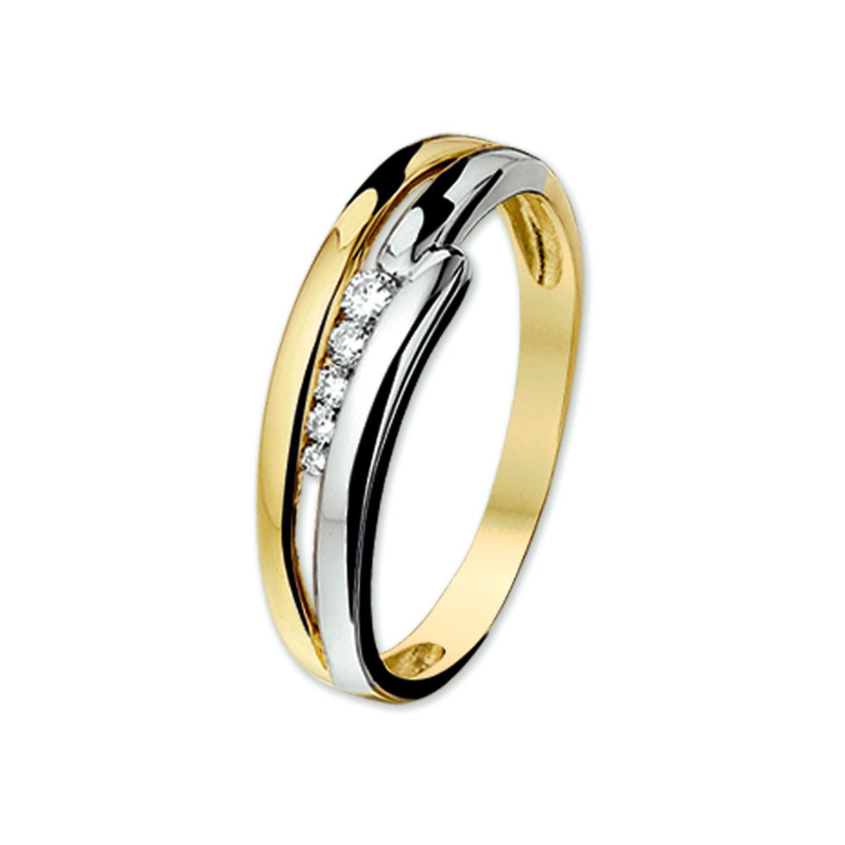 Ring diamant 0.096ct h si