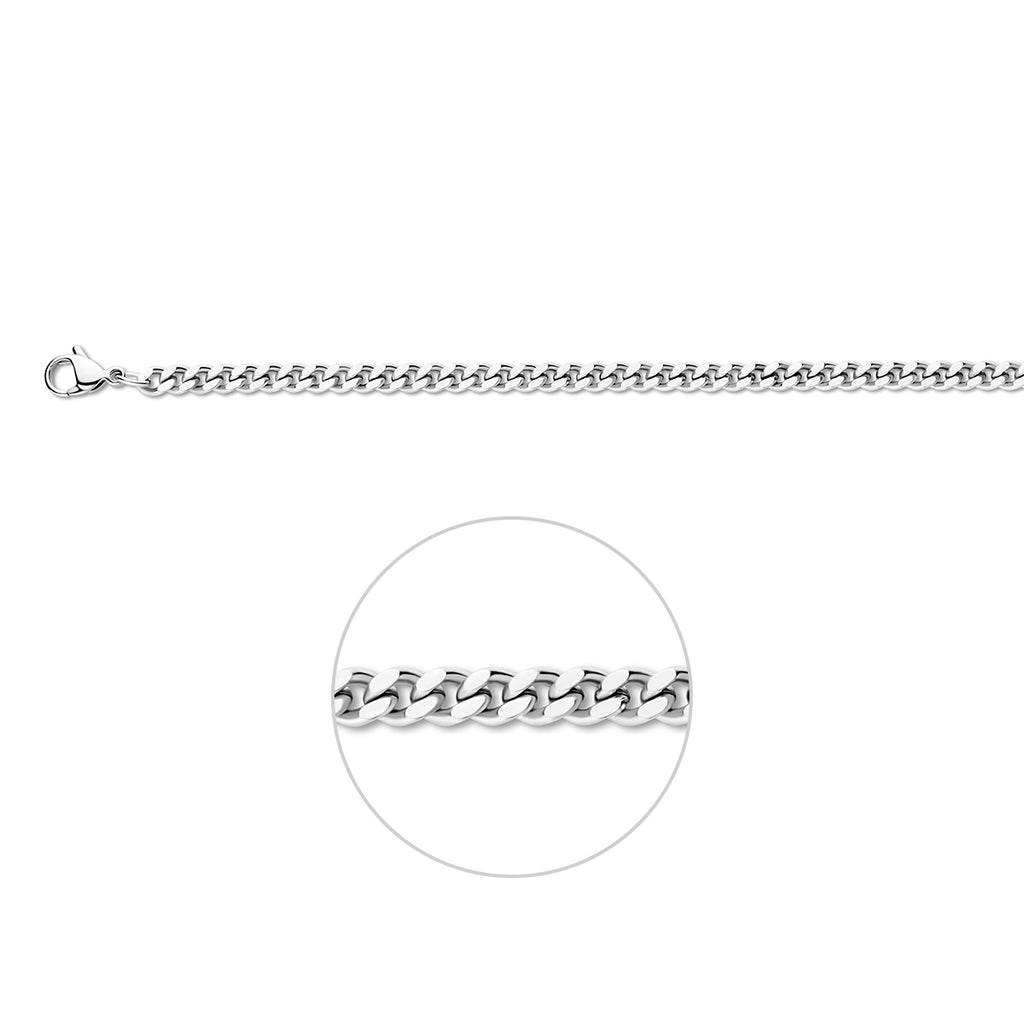 Collier geslepen gourmette 4.3 mm