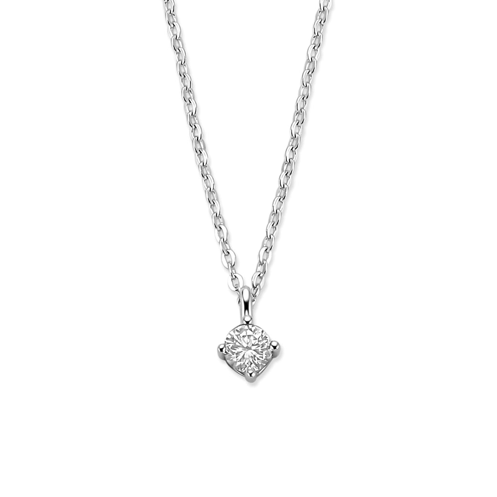 Collier zirkonia 42 + 3 cm