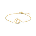 Armband rondjes 0.8 mm 16.5 - 18.5 cm