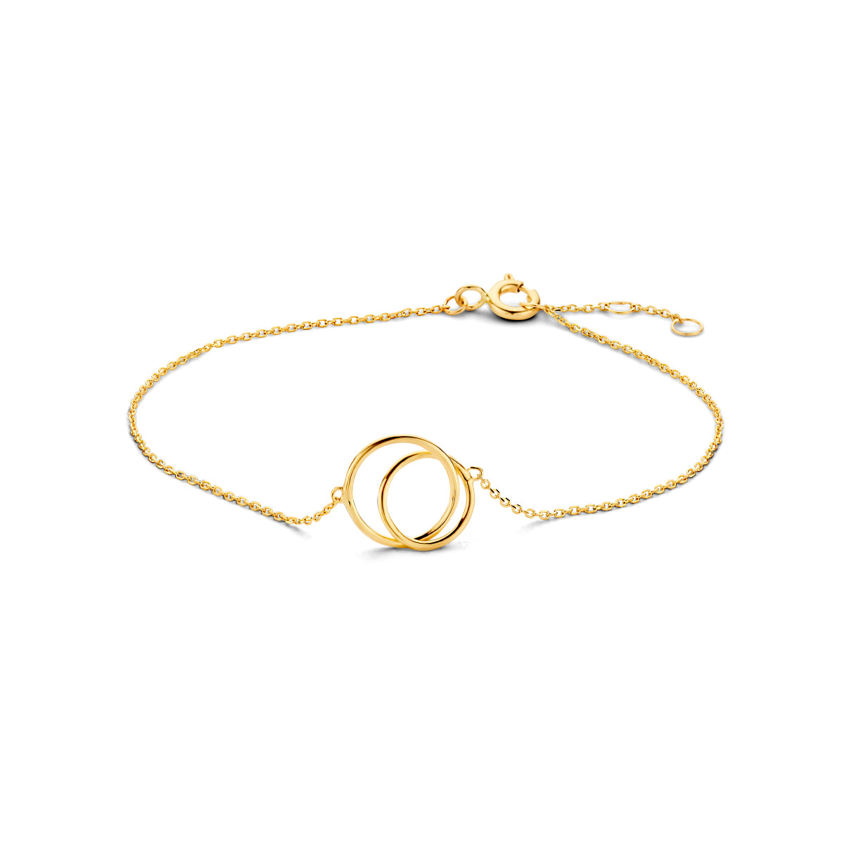 Armband rondjes 0.8 mm 16.5 - 18.5 cm