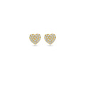 Oorknoppen hartje diamant 0.18ct (2x 0.09ct) h si 5.5 mm