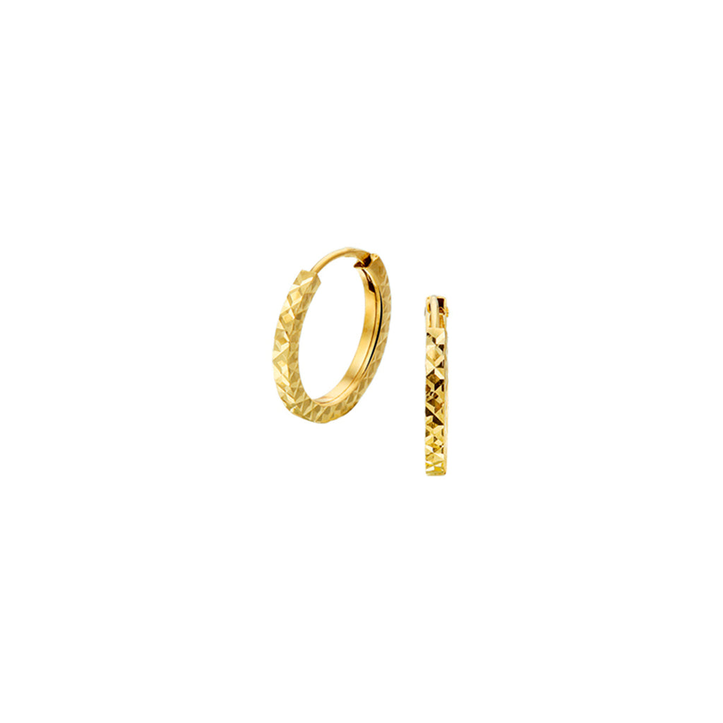 Oorringen 1.2 mm gediamanteerd