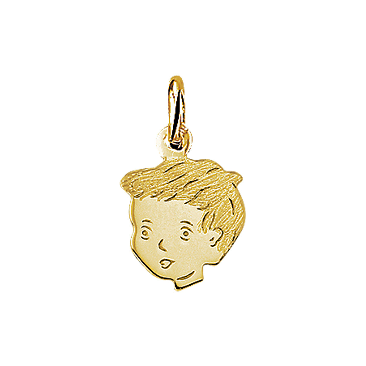 Hanger jongen poli/mat 15 x 11.5 mm
