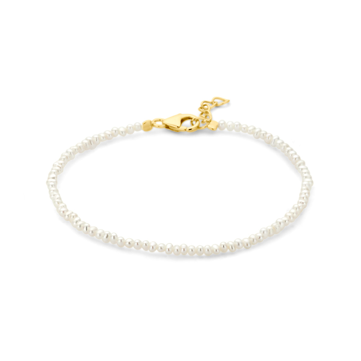 Armband parels 16.5 + 2 cm 3 micron