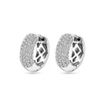 Klapoorringen zirkonia 16 mm