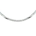 Collier zirkonia 42+3 cm