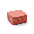 Sieradenbo soft peach velvet 115 X 115 X 58 mm