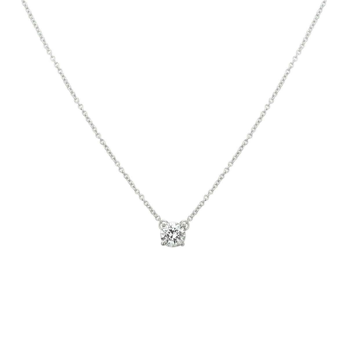 Collier - zilver zirkonia