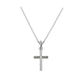 Collier kruis 1.3 mm 41 + 4 cm