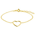 Armband hart 16 + 3 cm 3 micron