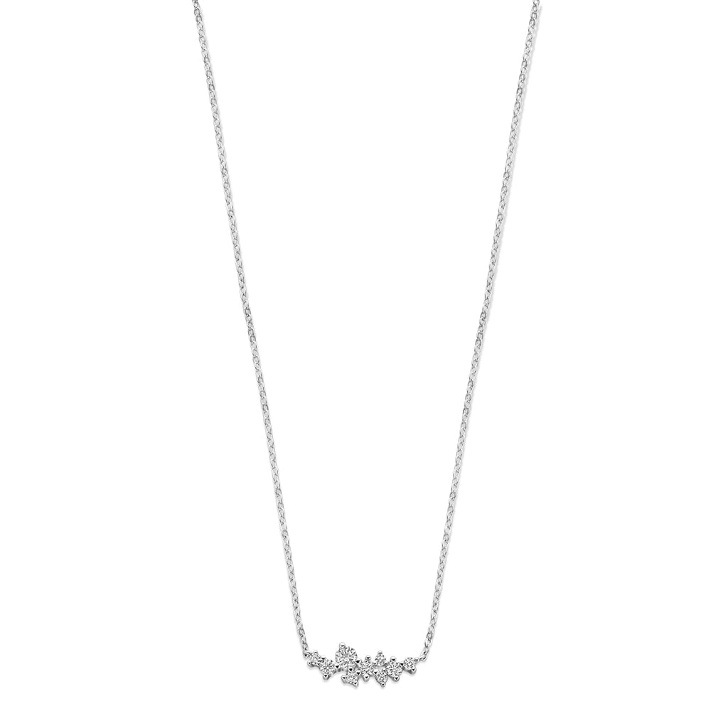 Collier zirkonia 42 + 3 cm
