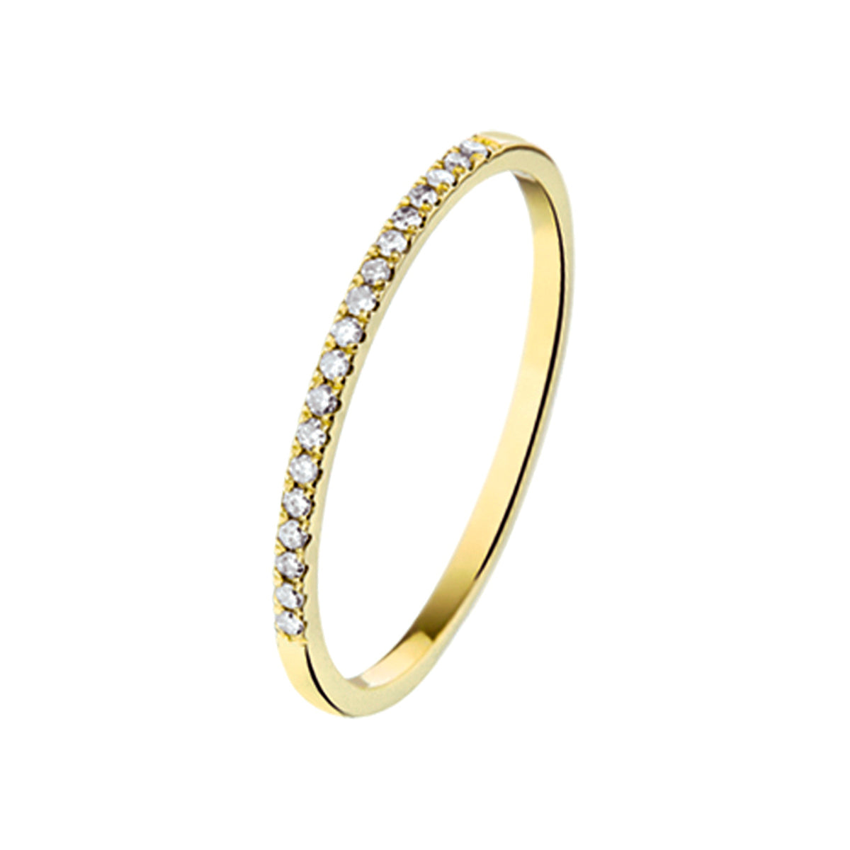 Ring diamant 0.09ct h si