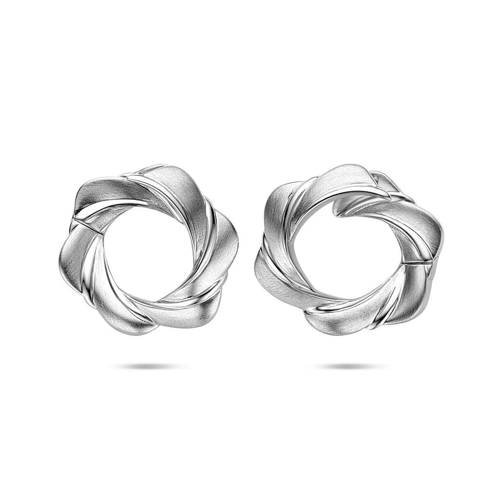 Klapoorringen poli/mat 23.5 mm