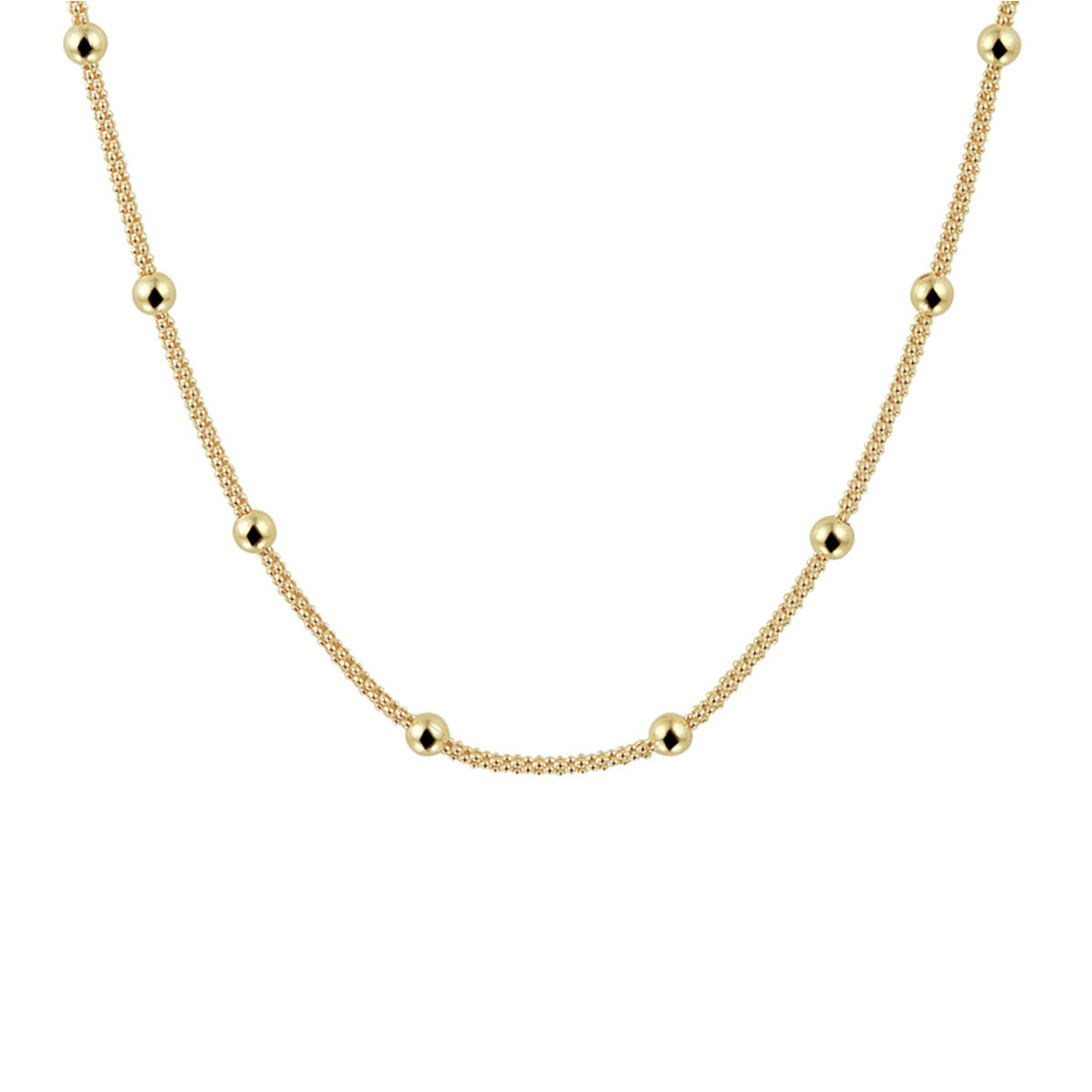 collier bolletjes 3.0 mm 40 + 4 cm 3 micron 2103971