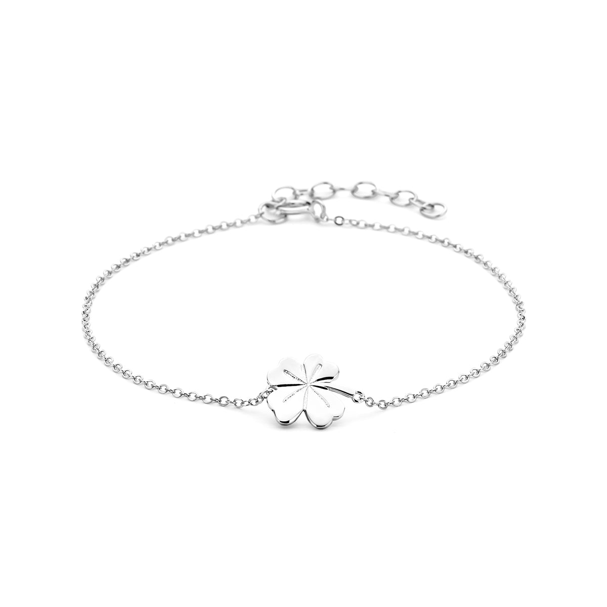 Zilver gerhodineerd colliers met hangers (armband)