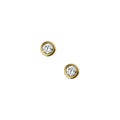Oorstekers - goud diamant 2x0.05crt 3mm