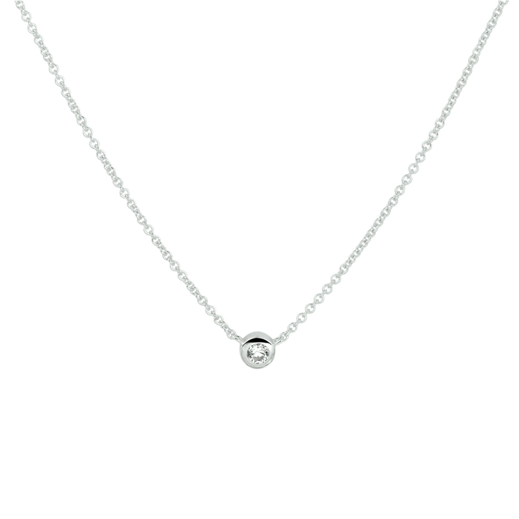 Collier zirkonia 40 - 42 - 44 cm