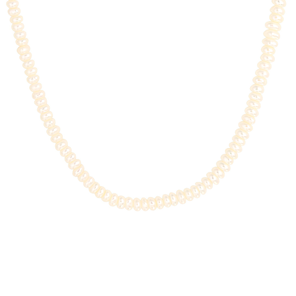 Collier - parel zilver