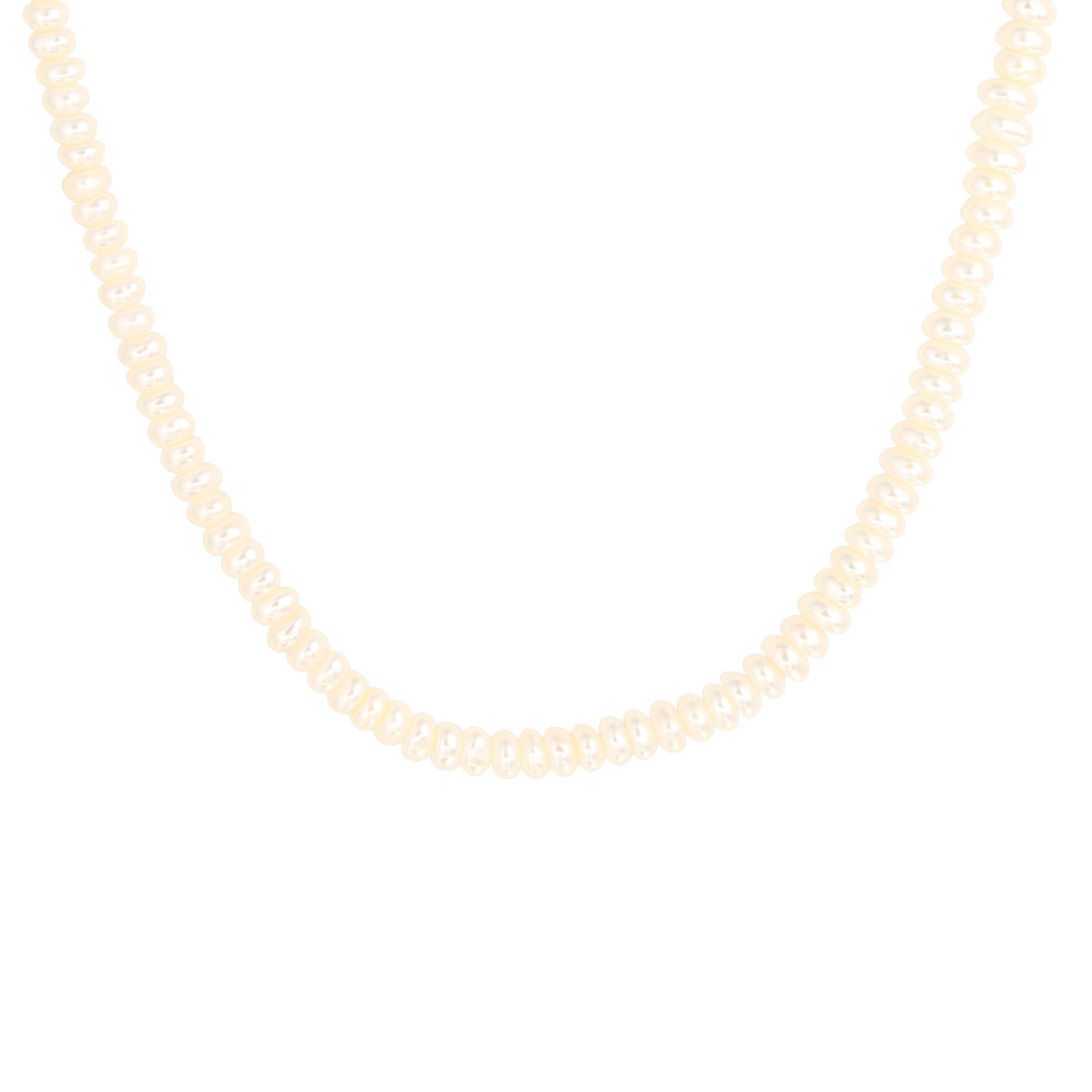 Collier - parel zilver
