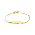 Graveerarmband gourmette 4-zijdes geslepen plaat 5 mm