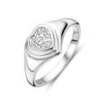 Ring hartje zirkonia