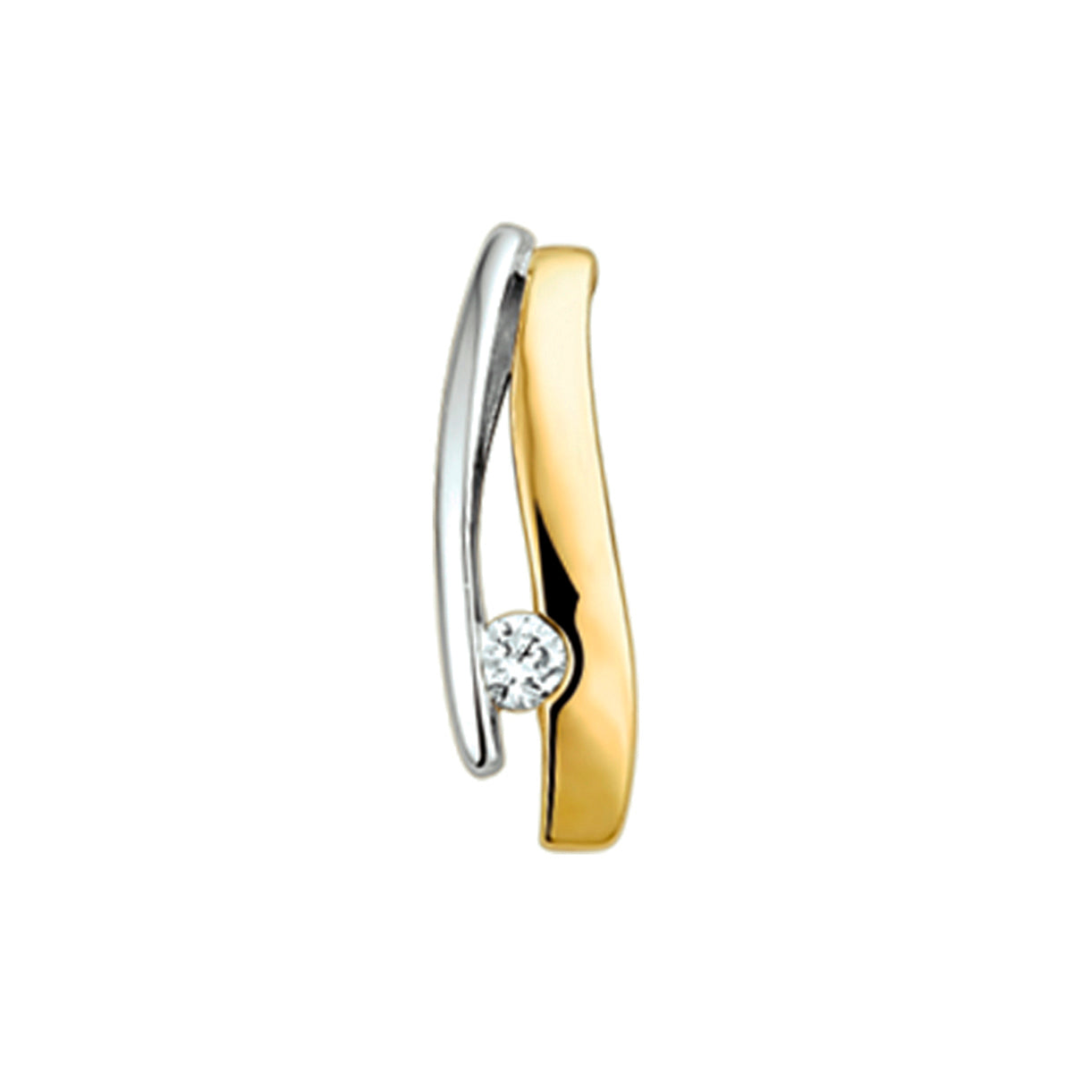 Hanger diamant 0.051ct h si