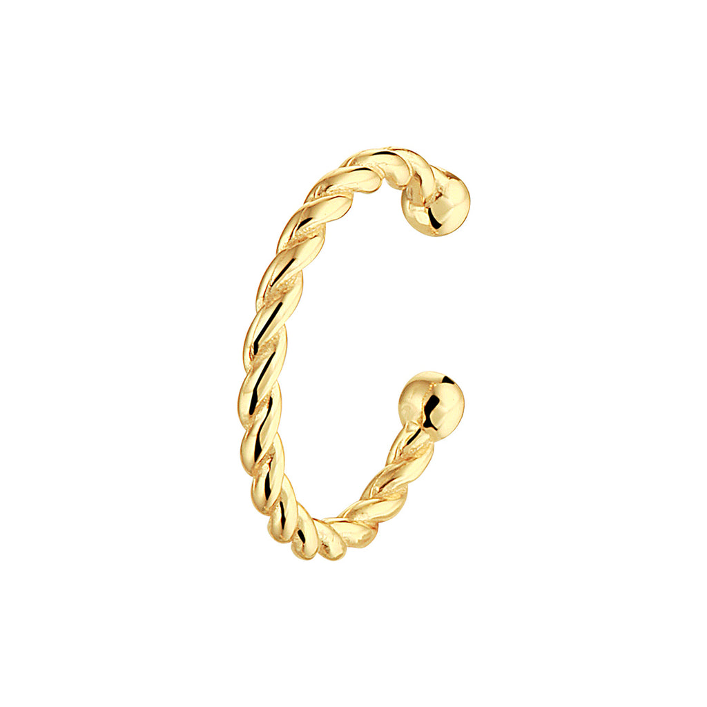 Earcuff gedraaid 1 micron