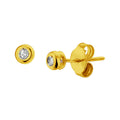 Oorknoppen diamant 0.04ct (2x0.02ct) h si