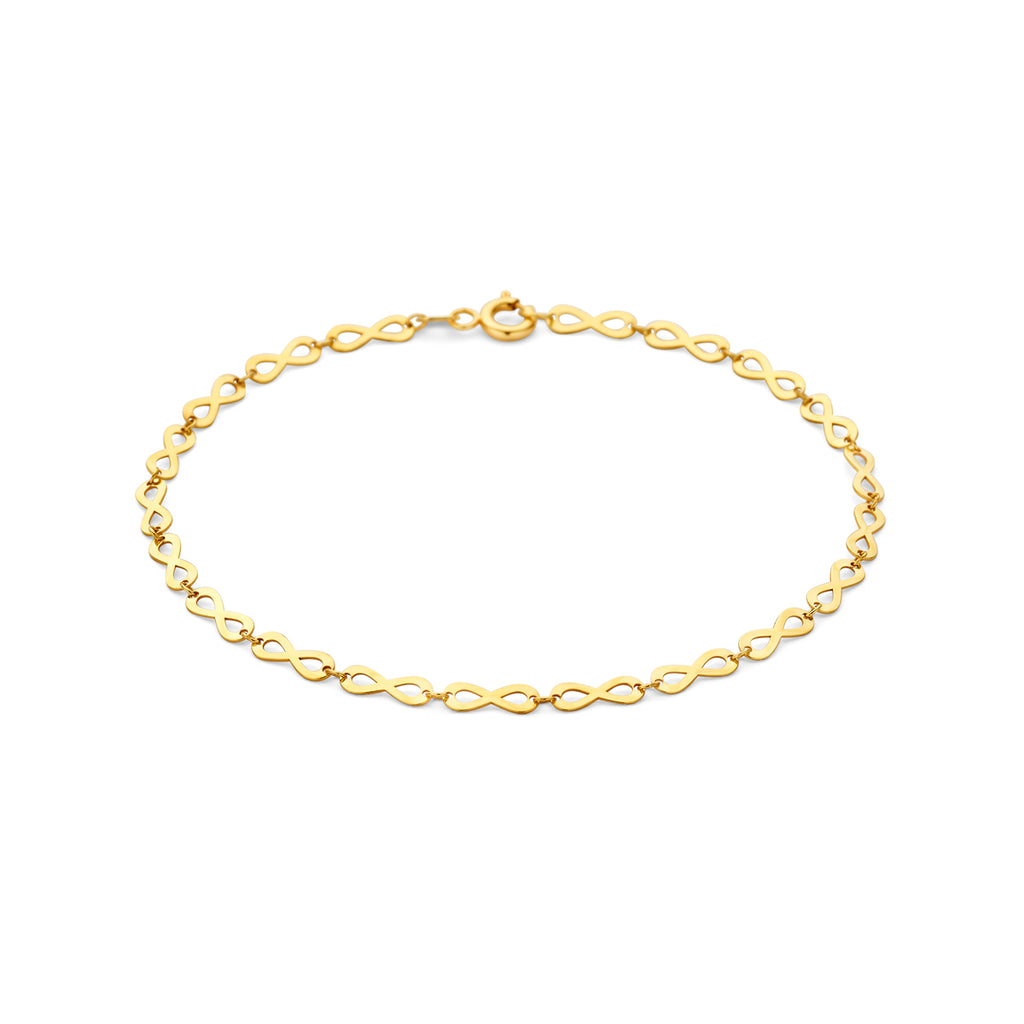 armband infinity 2.8 mm 18.5 cm