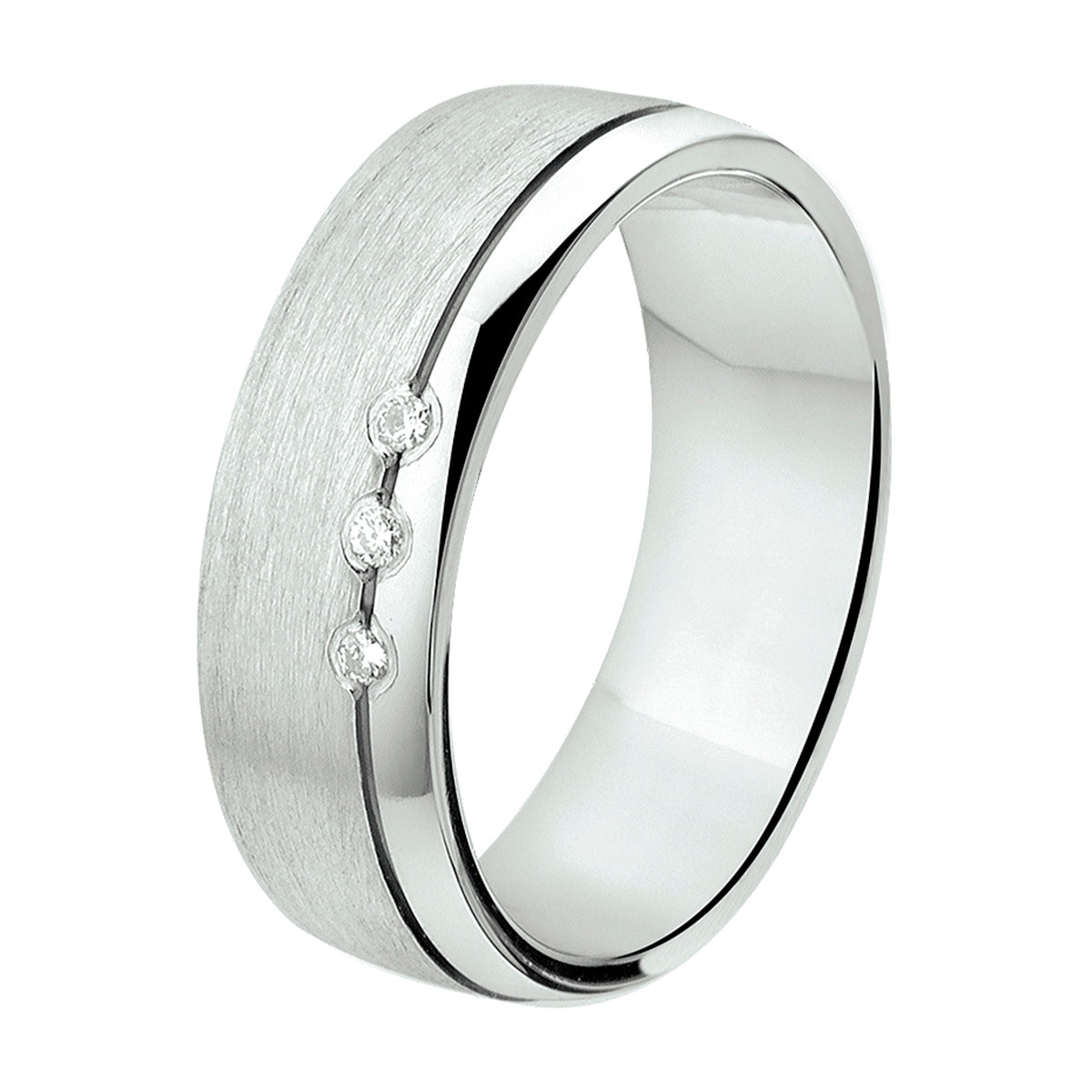Ring a312 - 6 mm - 0.03ct h si