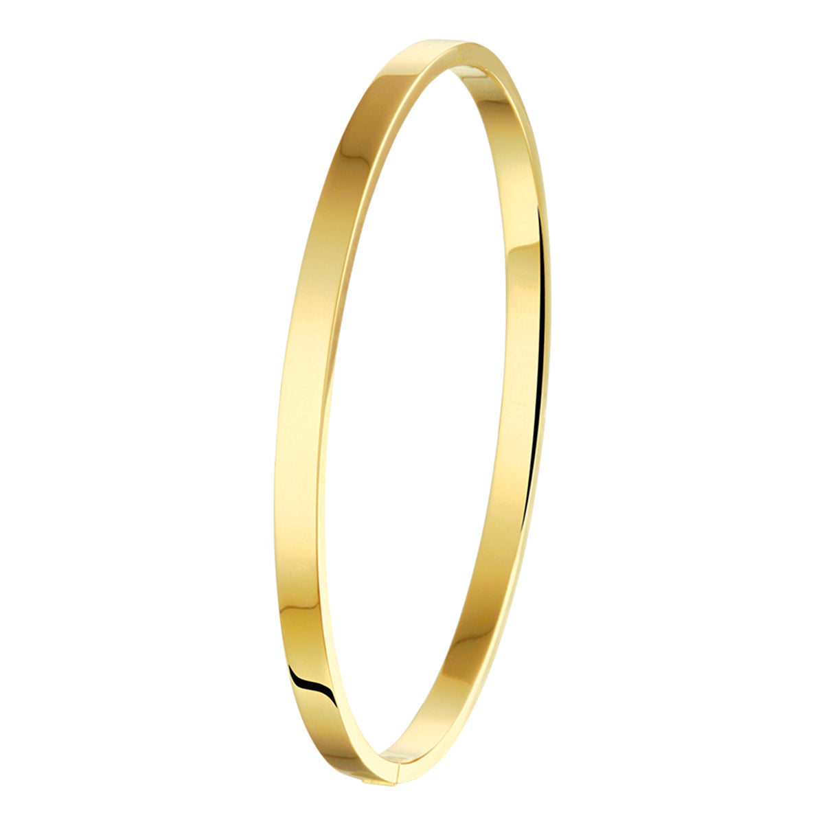 bangle scharnier massief vlakke buis 4.0 mm