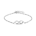 Armband infinity zirkonia 1.6 mm 15.5 + 2.5 cm