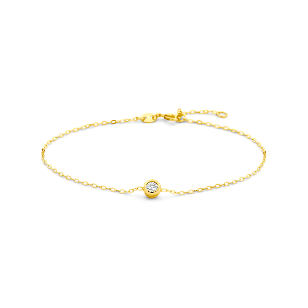 Armband zirkonia 16.5 + 2 cm