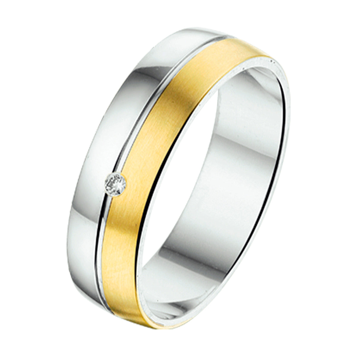 Ring al761 - 6 mm - 0.02ct h si