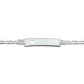 Graveerarmband hart plaat 6 mm 16-18 cm