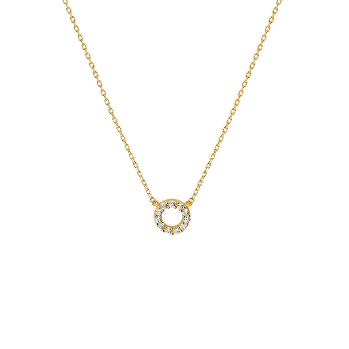 Collier zirkonia 0.8 mm 40 + 4 cm