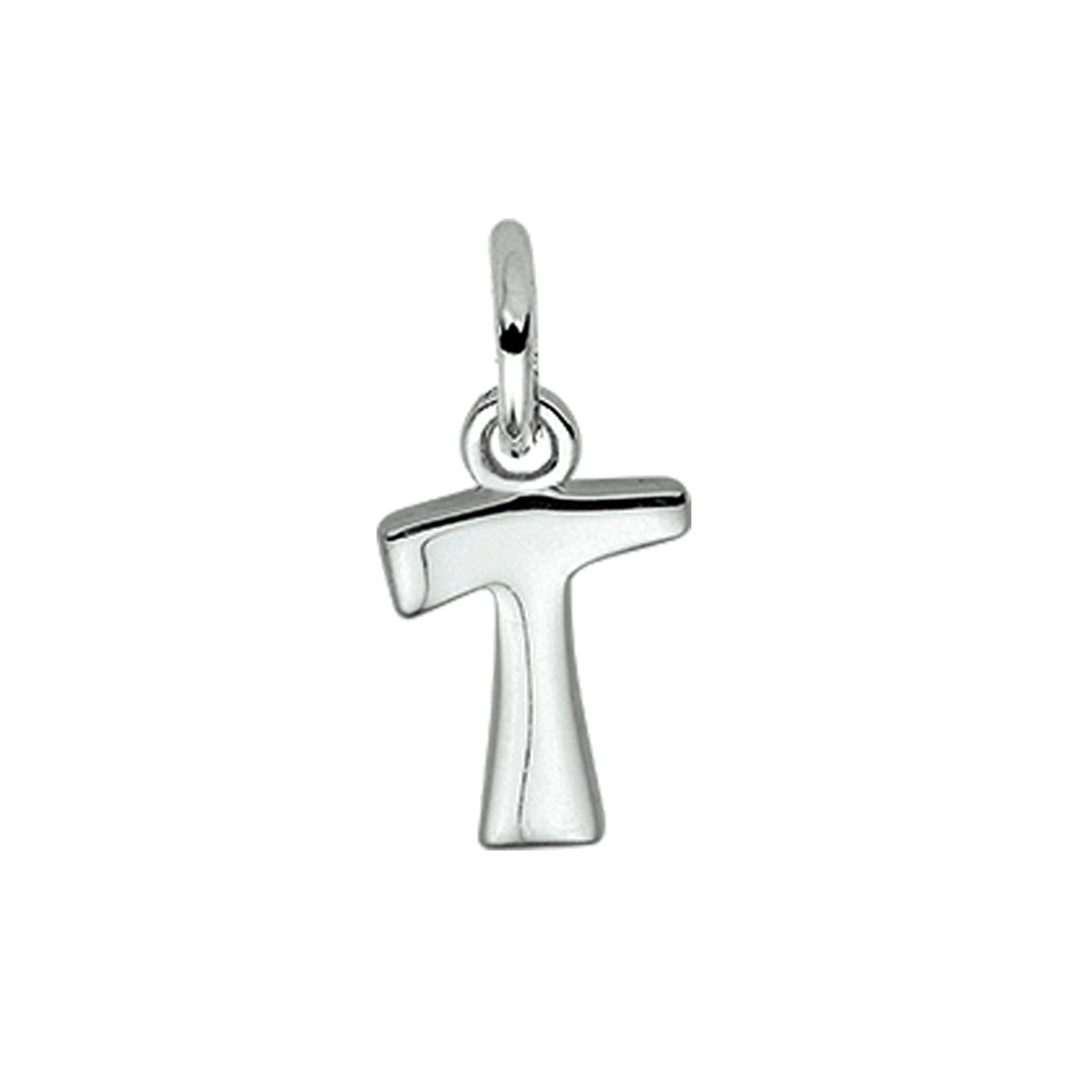 Hanger - zilver letter T