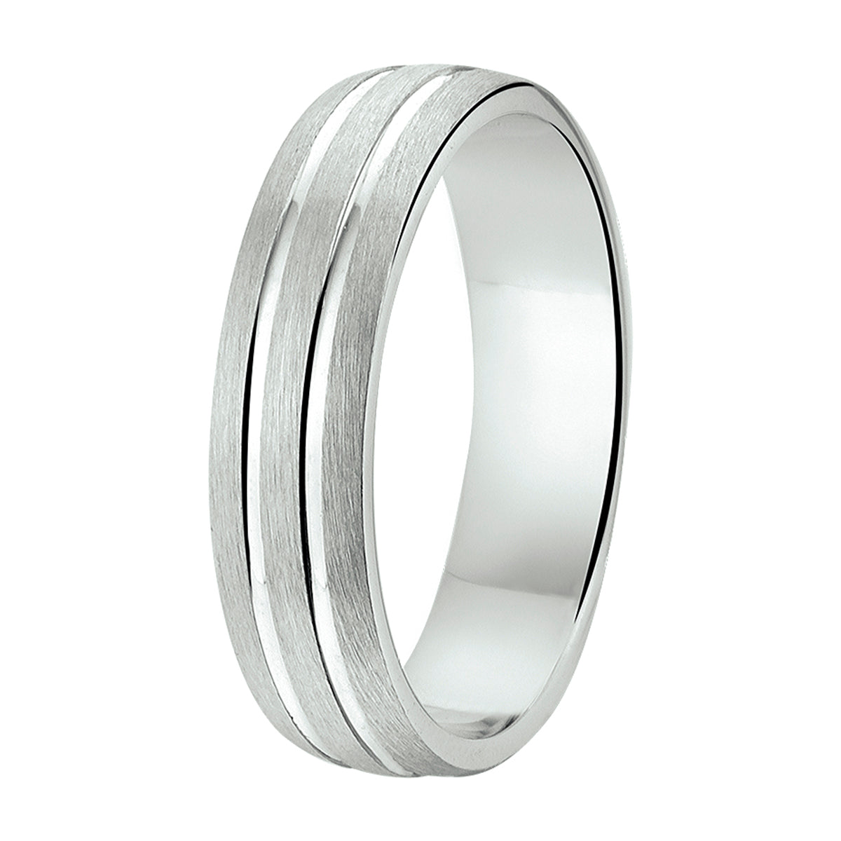 Ring a304 - 5 mm - zonder steen