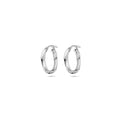 Zilver gerhodineerd oorringen