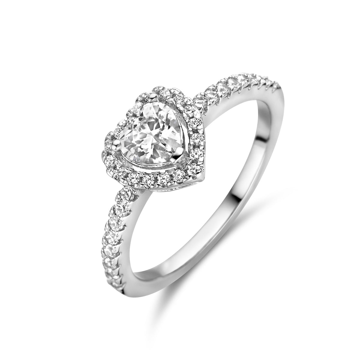Ring hart zirkonia