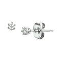 Oorknoppen diamant 0.10ct (2x0.05ct) h si